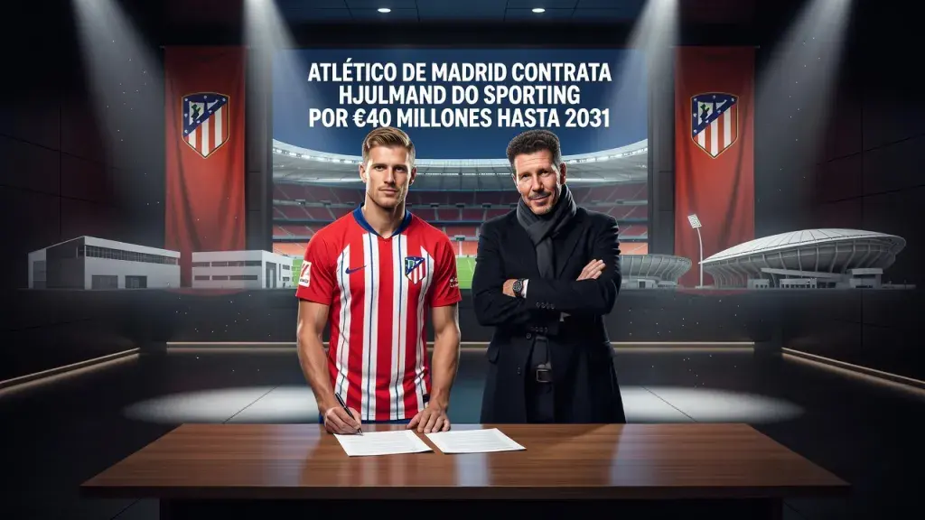Atlético de Madrid contrata Hjulmand do Sporting por €40 milhões até 2031