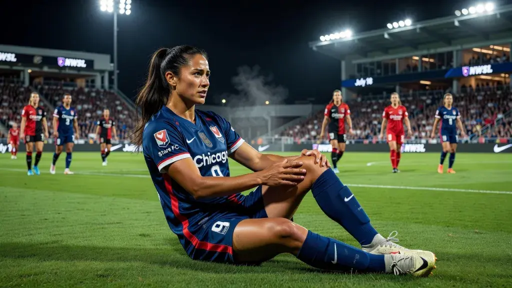 Jordyn Huitema rompe o ligamento cruzado e encerra temporada no Chicago Stars